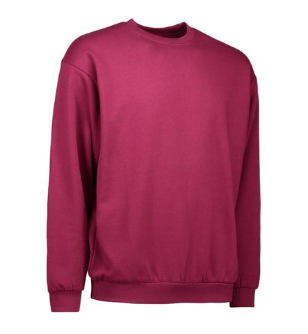 Klassisk Sweatshirt – Bordeaux