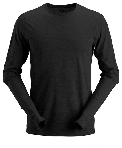 AllroundWork, Langærmet T-shirt i uld