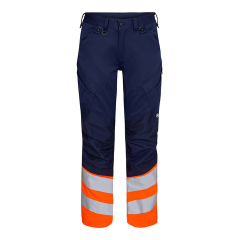 Safety Trousers Blue Ink/Orange