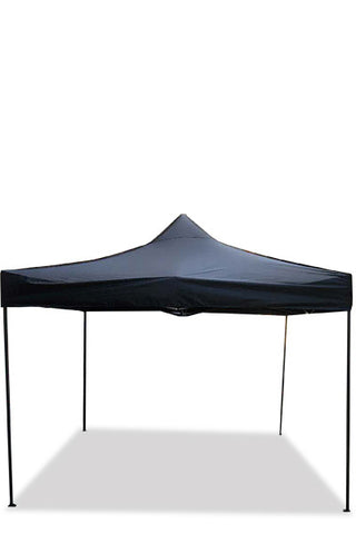Event Tent Budget, 3x3 m, 30mm stål, sort top. Incl. taske