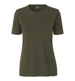 Stretch T-shirt | komfort | dame | Oliven
