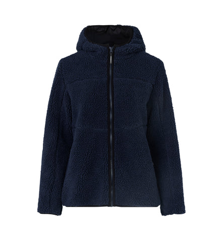 Pile fleece jakke | Dame | Navy