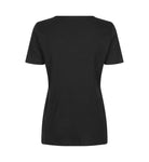 Interlock T-shirt | v-hals | dame