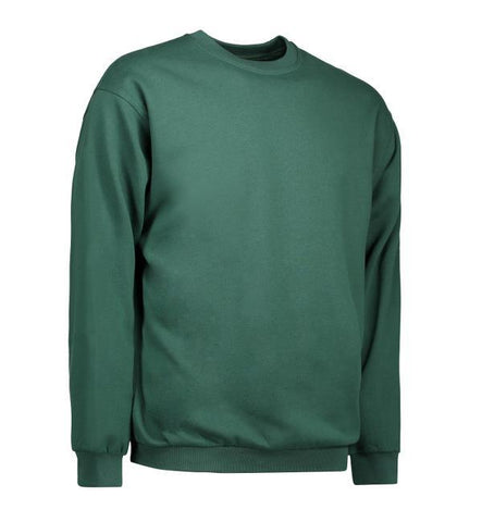 Klassisk Sweatshirt – Flaskegrøn