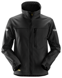 Snickers AllroundWork Softshell jakke, Sort