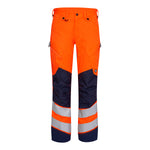 Safety Trousers Orange/Blue Ink