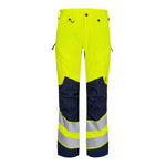 Safety Trousers Gul/Blue Ink