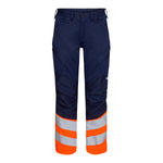 Safety Trousers Blue Ink/Orange