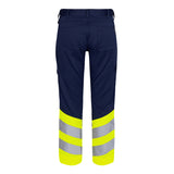 Safety Trousers Blue Ink/Gul