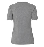 Stretch T-shirt | komfort | dame | Grå Melange