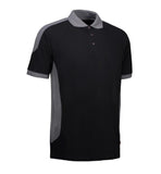 ID PRO Wear poloshirt | kontrast, Sort