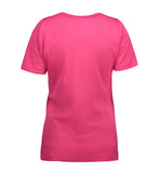 Interlock dame T-shirt | v-hals Pink