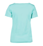 Interlock dame T-shirt | v-hals Mint