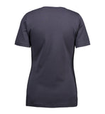 Interlock dame T-shirt | v-hals Navy