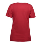 Interlock Dame T-shirt – Rød