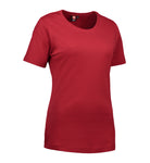 Interlock Dame T-shirt – Rød