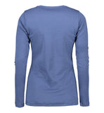 Interlock Dame T-shirt | langærmet – Indigo