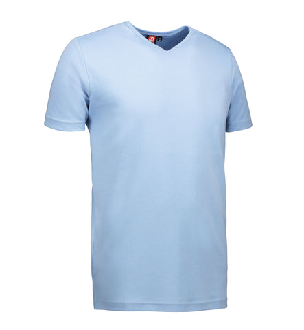T-TIME® T-shirt m. v-hals | Lys blå