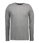 Interlock T-shirt | langærmet Grå melange