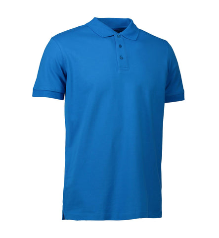 Stretch poloshirt, Turkis