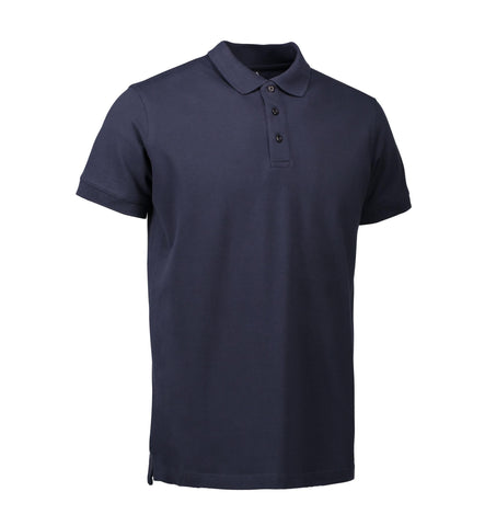 Stretch poloshirt, Navy