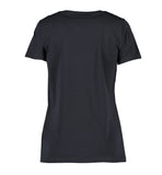 Økologisk O-hals T-shirt I dame Navy