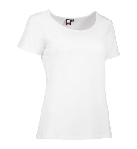 Stretch dame T-shirt Hvid