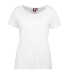 Stretch dame T-shirt Hvid