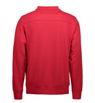 Sweatshirt zip Rød