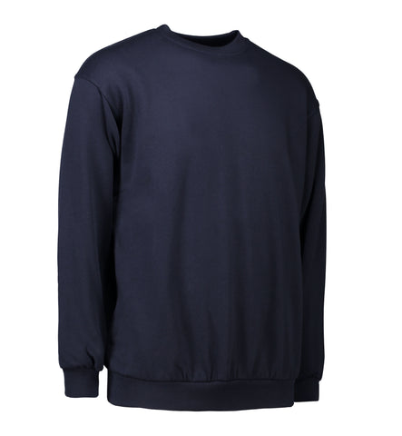 Klassisk sweatshirt bomuld Navy