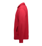 Herre cardigan sweatshirt – Rød