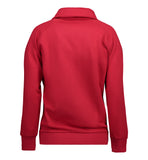 Dame cardigan sweatshirt – Rød