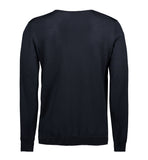 Slidstærk V-neck pullover Navy Str. XL