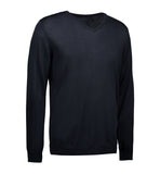 Slidstærk V-neck pullover Navy Str. XL