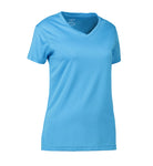 YES Active dame T-shirt Cyan